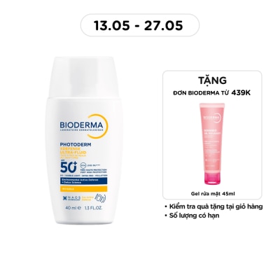 BIODERMA - Photoderm Xdefense Ultra-Fluid SPF50+ PA++++ 40ml .#Invisible