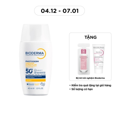 BIODERMA Photoderm Xdefense Ultra-Fluid SPF50+ PA++++ 40ml .#Invisible