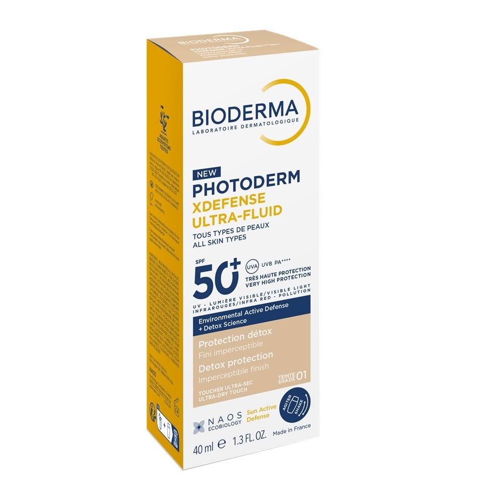 Bioderma Photoderm Xdefense Ultra-Fluid SPF50+ PA++++ 40ml .#Teinte 01