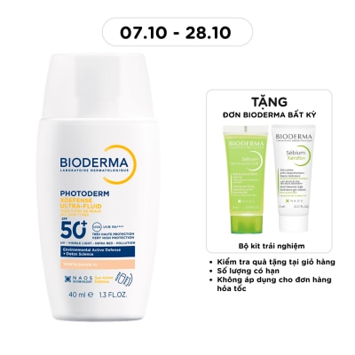 BIODERMA Sữa Chống Nắng Bioderma Photoderm Xdefense Ultra Fluid SPF50+ PA++++ 40ml . image