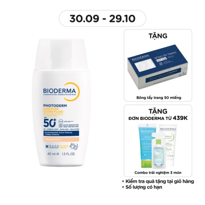 BIODERMA Sữa Chống Nắng Bioderma Photoderm Xdefense Ultra-Fluid SPF50+ PA++++ 40ml .#Teinte 01