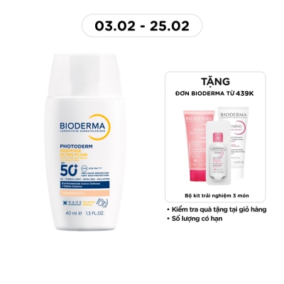 BIODERMA Sữa Chống Nắng Bioderma Photoderm Xdefense Ultra-Fluid SPF50+ PA++++ 40ml .#Teinte 01