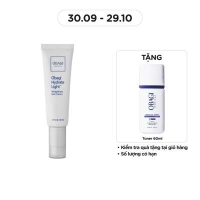 OBAGI Kem Dưỡng Ẩm Obagi Medical Hydrate Light Weightless Gel Cream 50ml