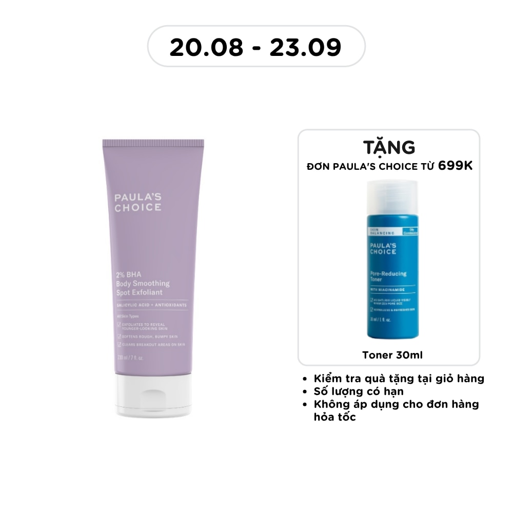 Kem Dưỡng Thể Paula's Choice 2% BHA Body Smoothing Spot Exfoliant 210ml image