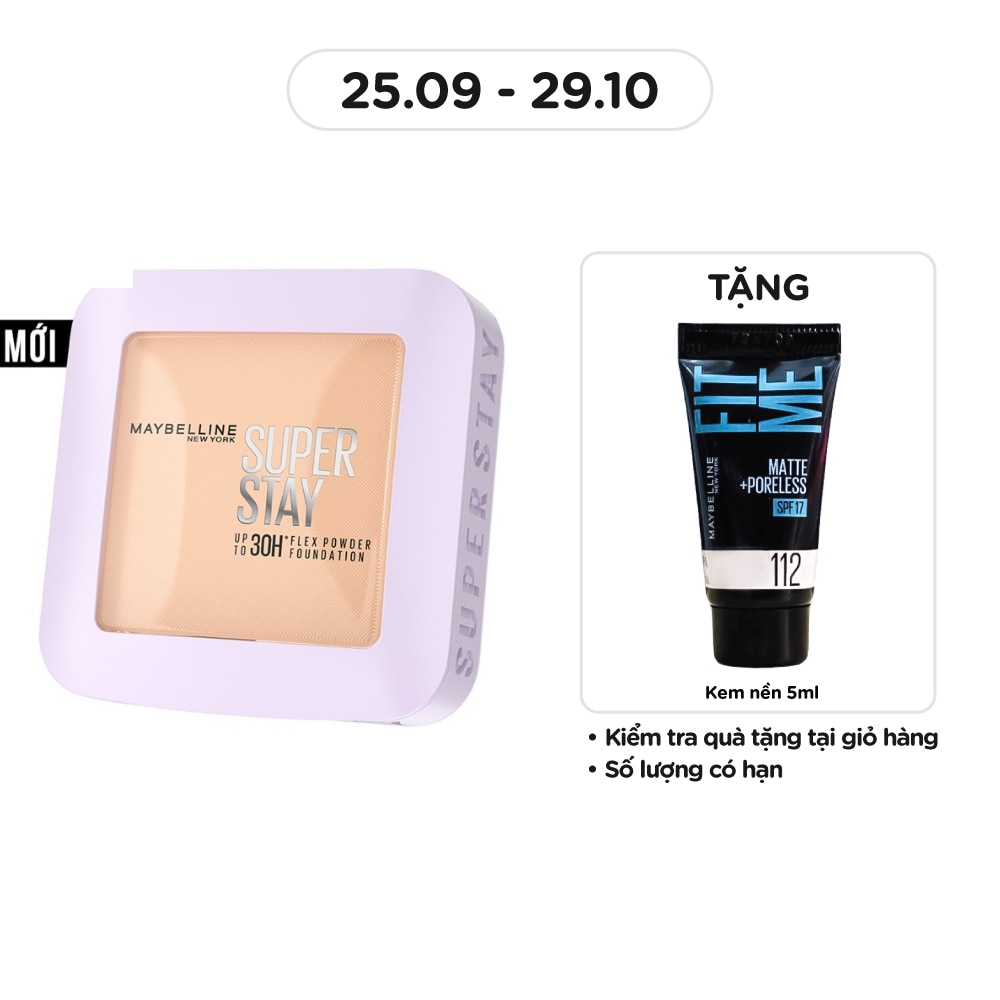 MAYBELLINE NEW YORK Maybelline Super Stay Up To 30H Flex Powder Foundation 9g .#110