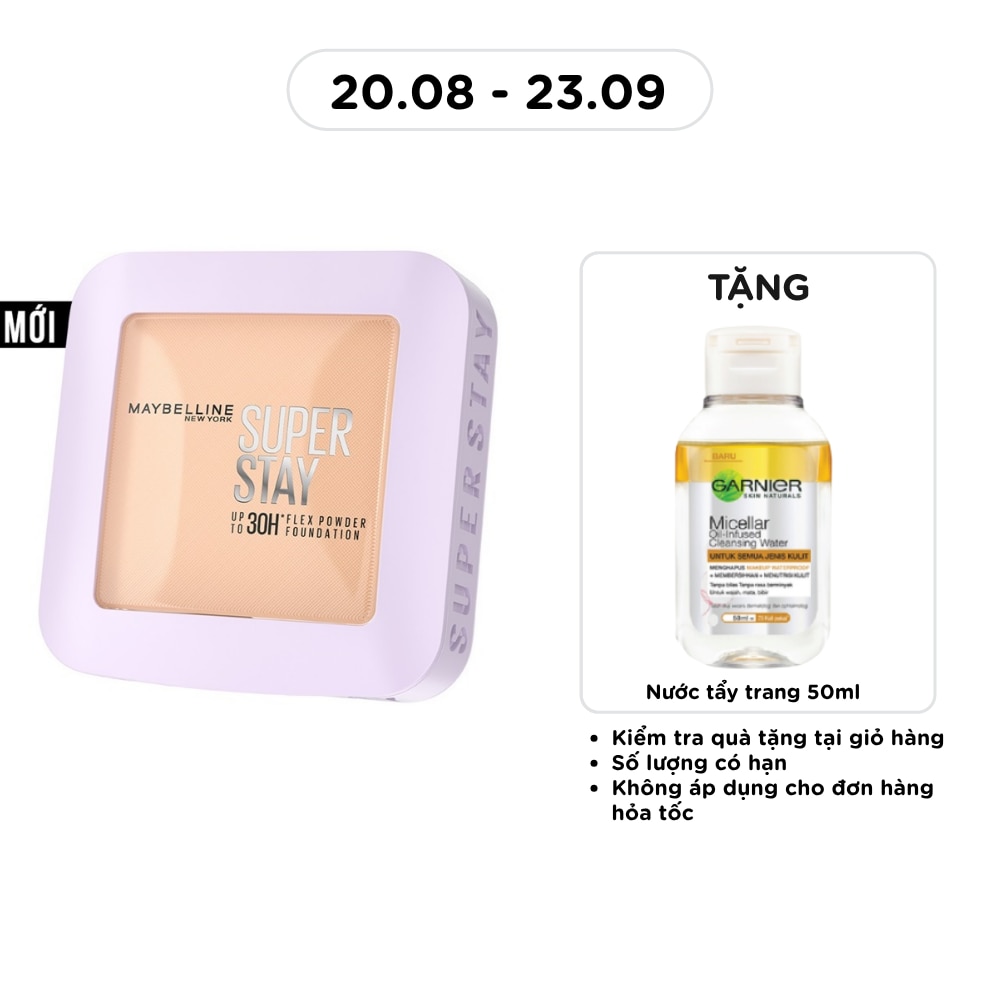 Phấn Phủ Dạng Nén Maybelline Super Stay Up To 30H Flex Powder Foundation 9g .#110 image
