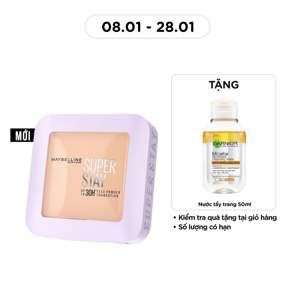 MAYBELLINE NEW YORK Super Stay Up To 30H Flex Powder Foundation 9g .#111