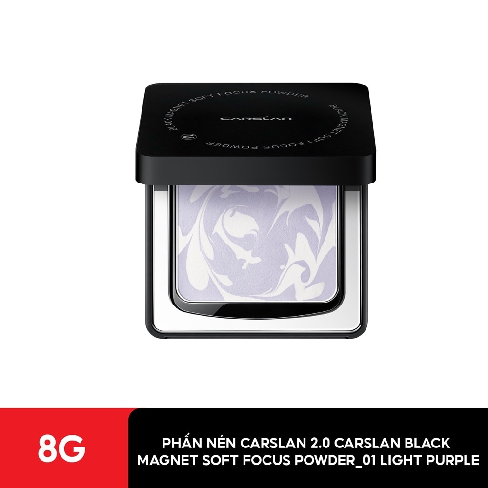 Phấn Nén 2.0 Carslan Black Magnet Soft Focus Powder 8g .#01 Light Purple
