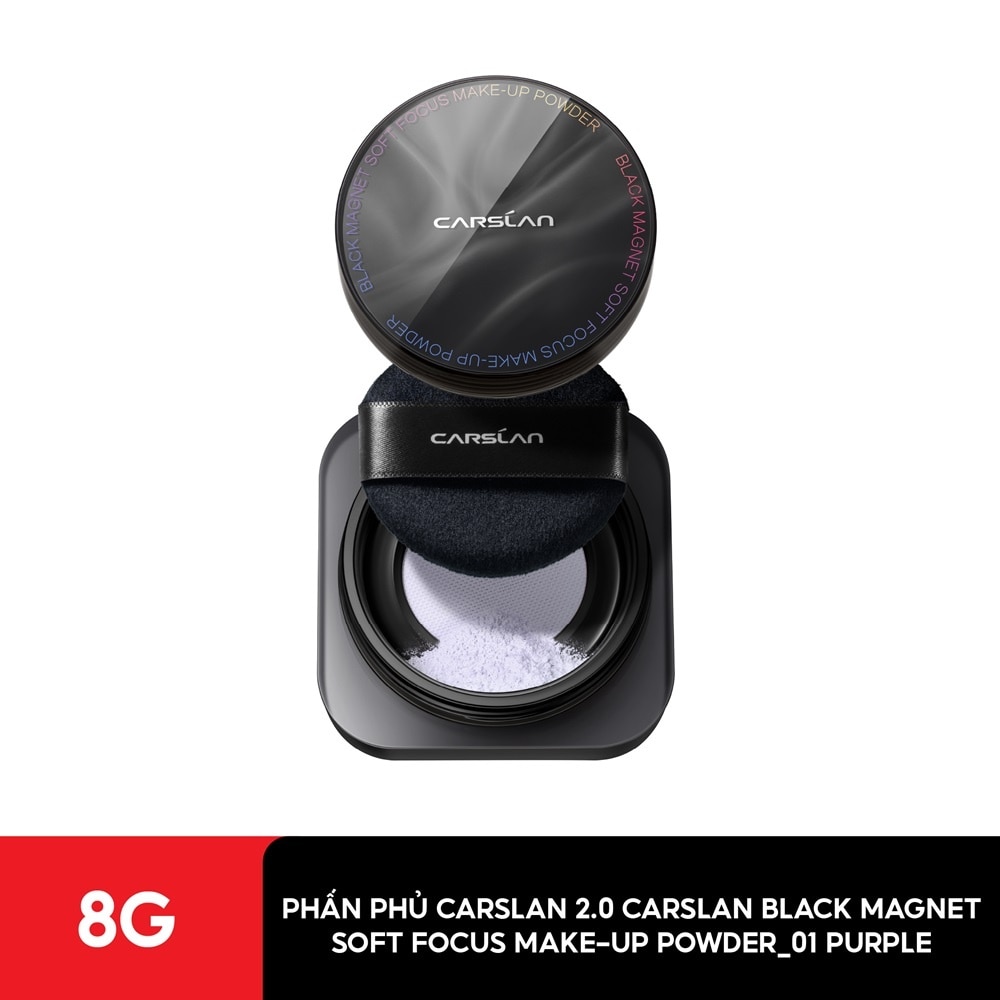 Phấn Phủ 2.0 Carslan Black Magnet Soft Focus Make-Up Powder 8g .#01 Blue Purple