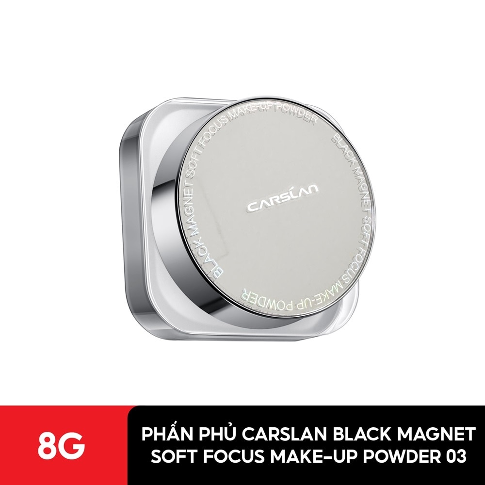 Phấn Phủ 2.0 Carslan Black Magnet Soft Focus Make-Up Powder 8g .#03 Trong Suốt