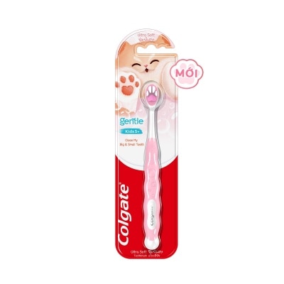 COLGATE Bàn Chải Đánh Răng Colgate Cho Bé 5+ Tuổi Fluffy Paw 1Pcs