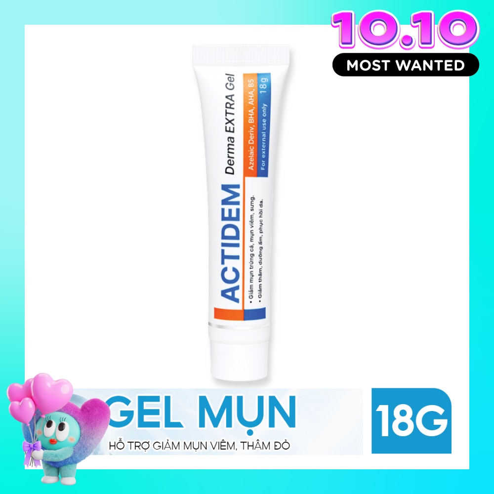Gel Giảm Mụn Mờ Thâm Actidem Derma Extra Gel 18g image