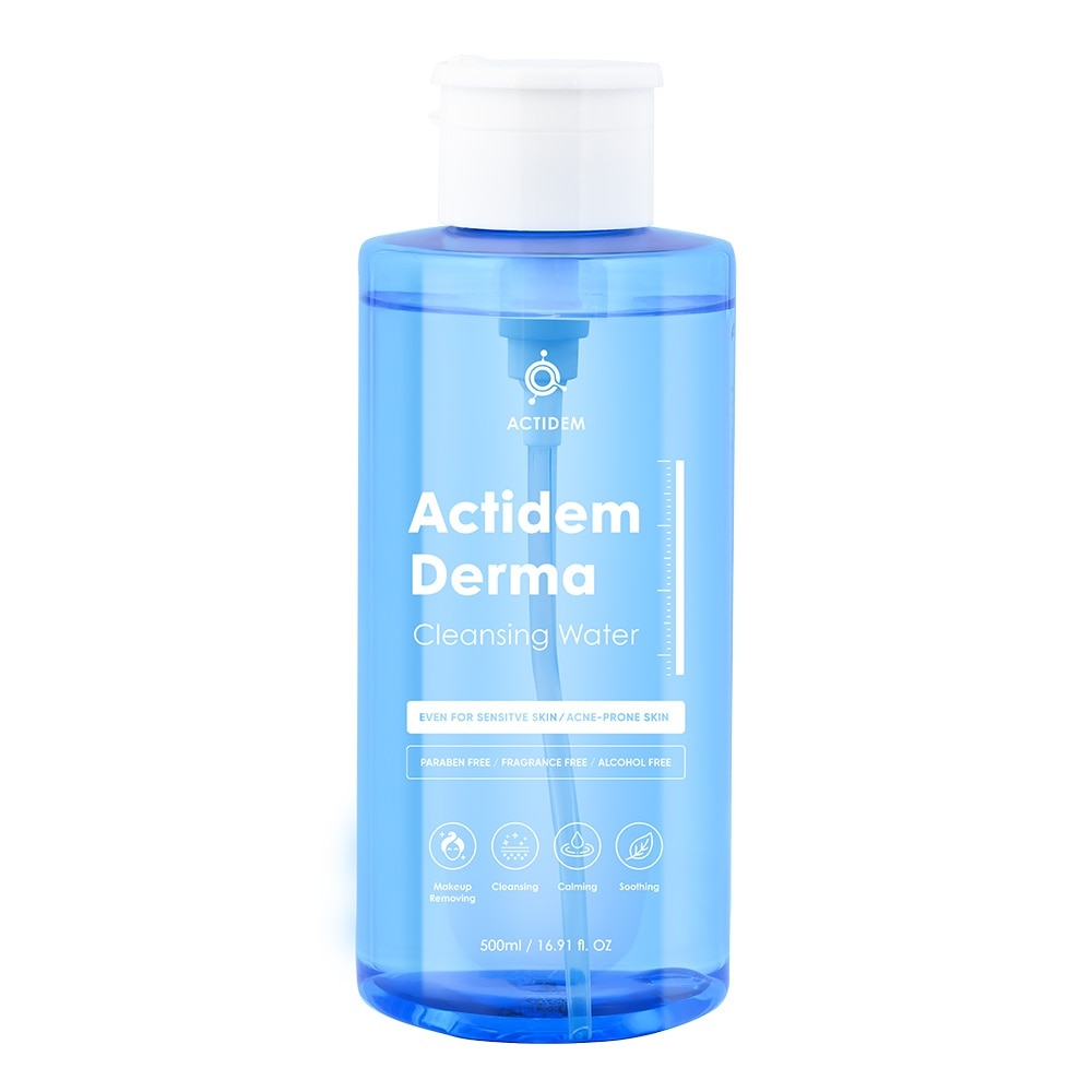 Nước Tẩy Trang Không Cay Mắt Actidem Derma Cleansing Water 500ml