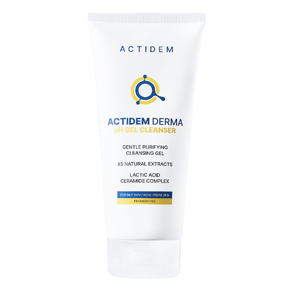Gel Rửa Mặt Cho Da Dầu Mụn Actidem Derma pH Gel Cleanser 150ml