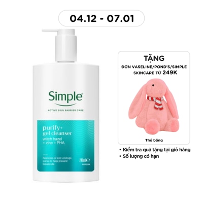 SIMPLE Purify+ Gel Cleanser 240ml