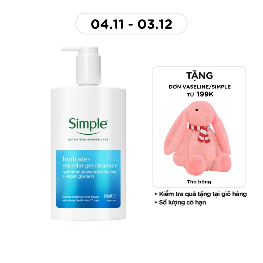 Hydrate+ Micellar Cleanser 240ml