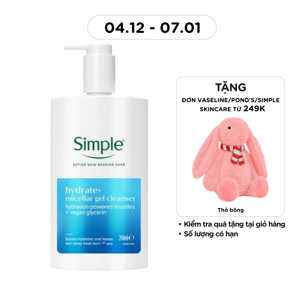 Hydrate+ Micellar Cleanser 240ml