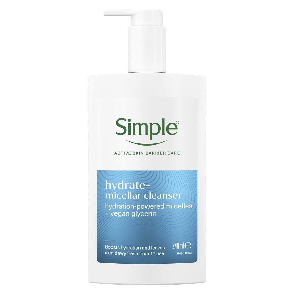 Sữa Rửa Mặt Simple Hydrate+ Micellar Cleanser 240ml