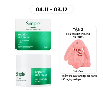 SIMPLE Repair+ Rich Cream 50ml