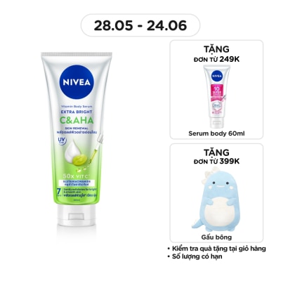 NIVEA - Tinh Chất Dưỡng Thể Nivea Vitamin Body Serum Extra Bright C & AHA 300ml