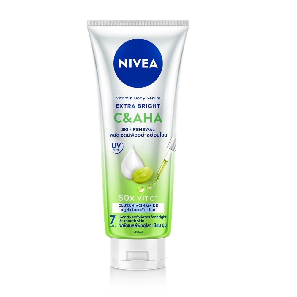 Tinh Chất Dưỡng Thể Nivea Vitamin Body Serum Extra Bright C & AHA 300ml