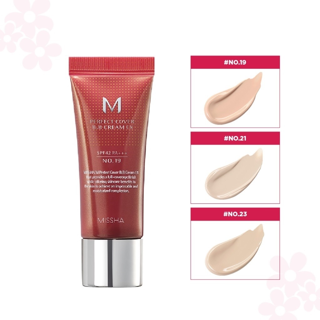Kem Nền Missha M Perfect Cover B.B Cream EX SPF42/PA+++ 20ml .#19