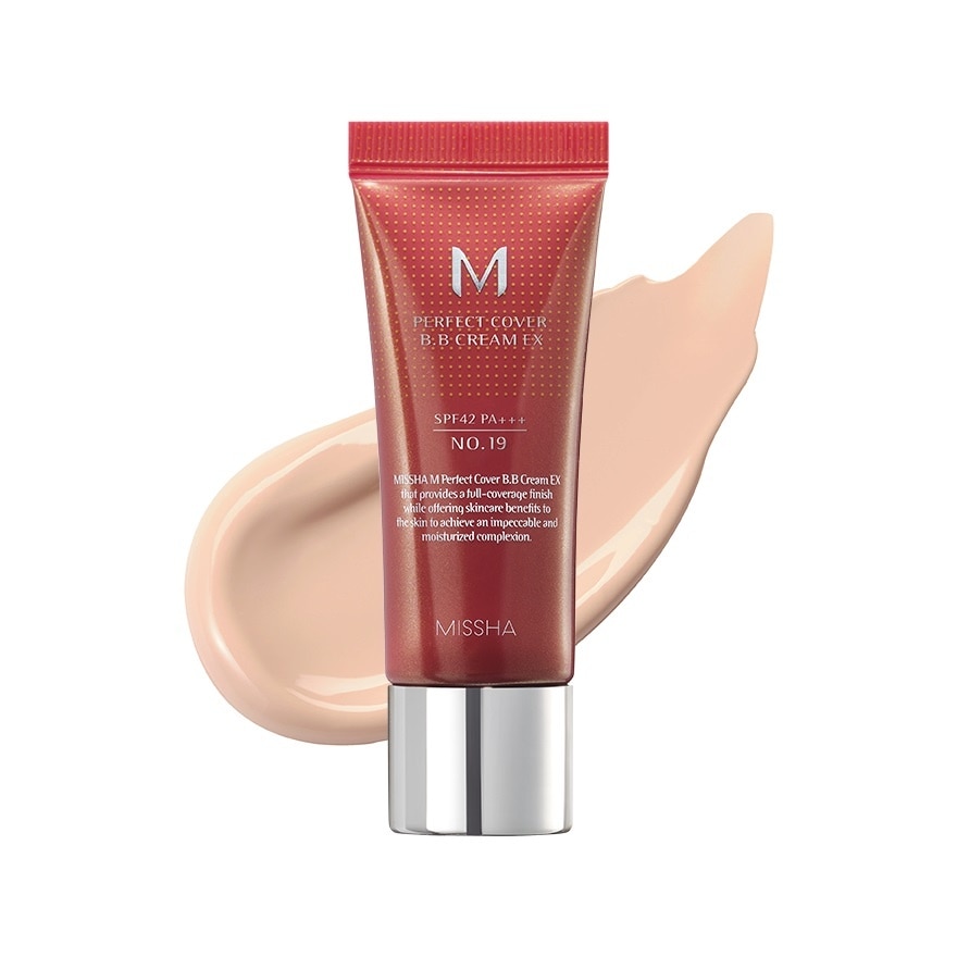 Kem Nền Missha M Perfect Cover B.B Cream EX SPF42/PA+++ 20ml .#19
