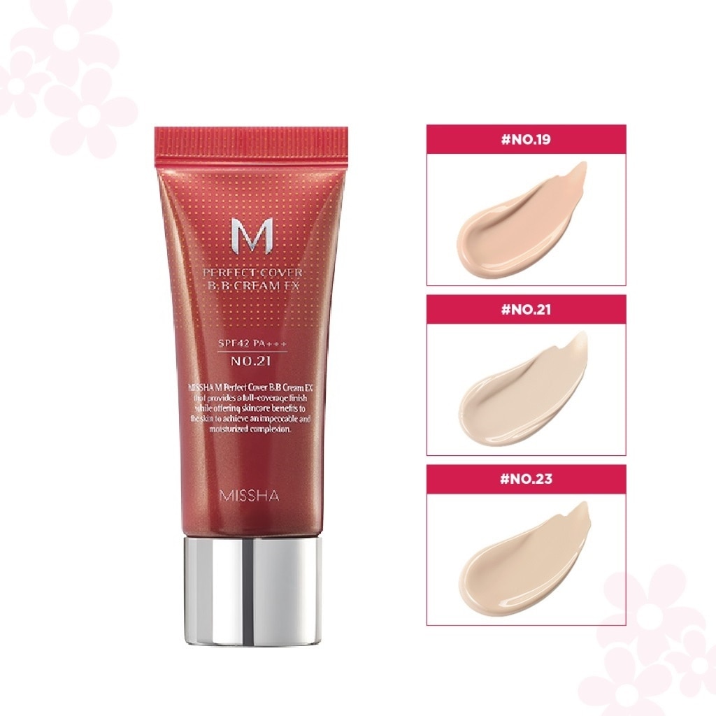 Kem Nền Missha M Perfect Cover B.B Cream EX SPF42/PA+++ 20ml .#21
