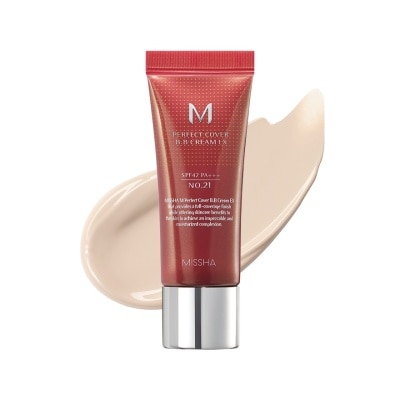 MISSHA Kem Nền Missha M Perfect Cover B.B Cream EX SPF42/PA+++ 20ml .#21