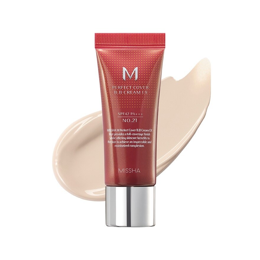 Kem Nền Missha M Perfect Cover B.B Cream EX SPF42/PA+++ 20ml .#21