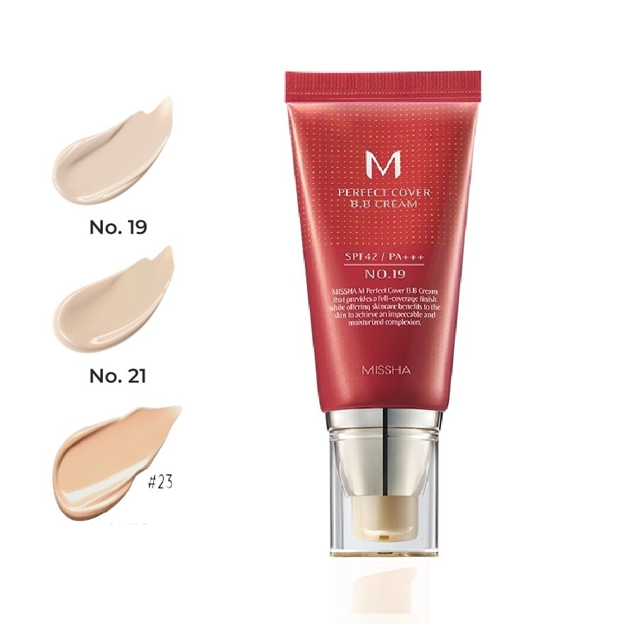 Kem Nền Missha M Perfect Cover B.B Cream EX SPF42/PA+++ 50ml .#19