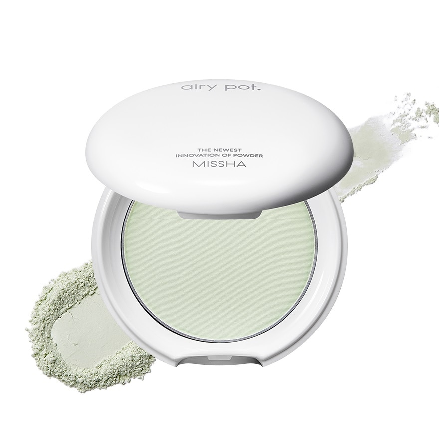 Missha Airy Pot Pressed Powder 5g .#Mint
