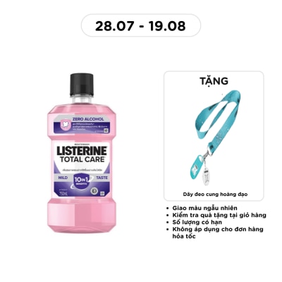 LISTERINE - Nước Súc Miệng Listerine Total Care Zero Alcohol 750ml image