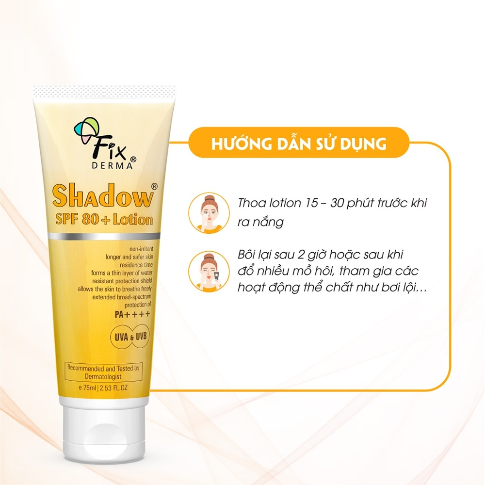 Shadow SPF80+ PA++++ Lotion 75ml