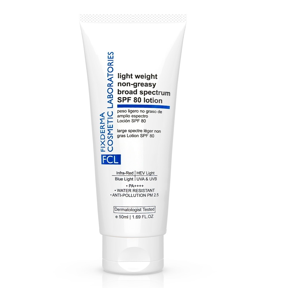 Light Weight Non-Greasy Broad Spectrum SPF80 PA++++ Lotion 50ml