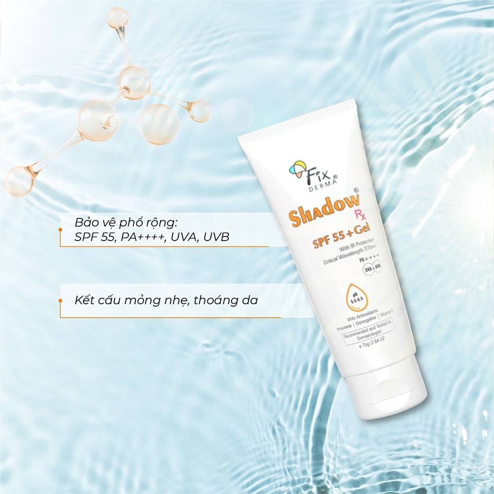 Fixderma Shadow SPF55+ PA++++ Gel 75g