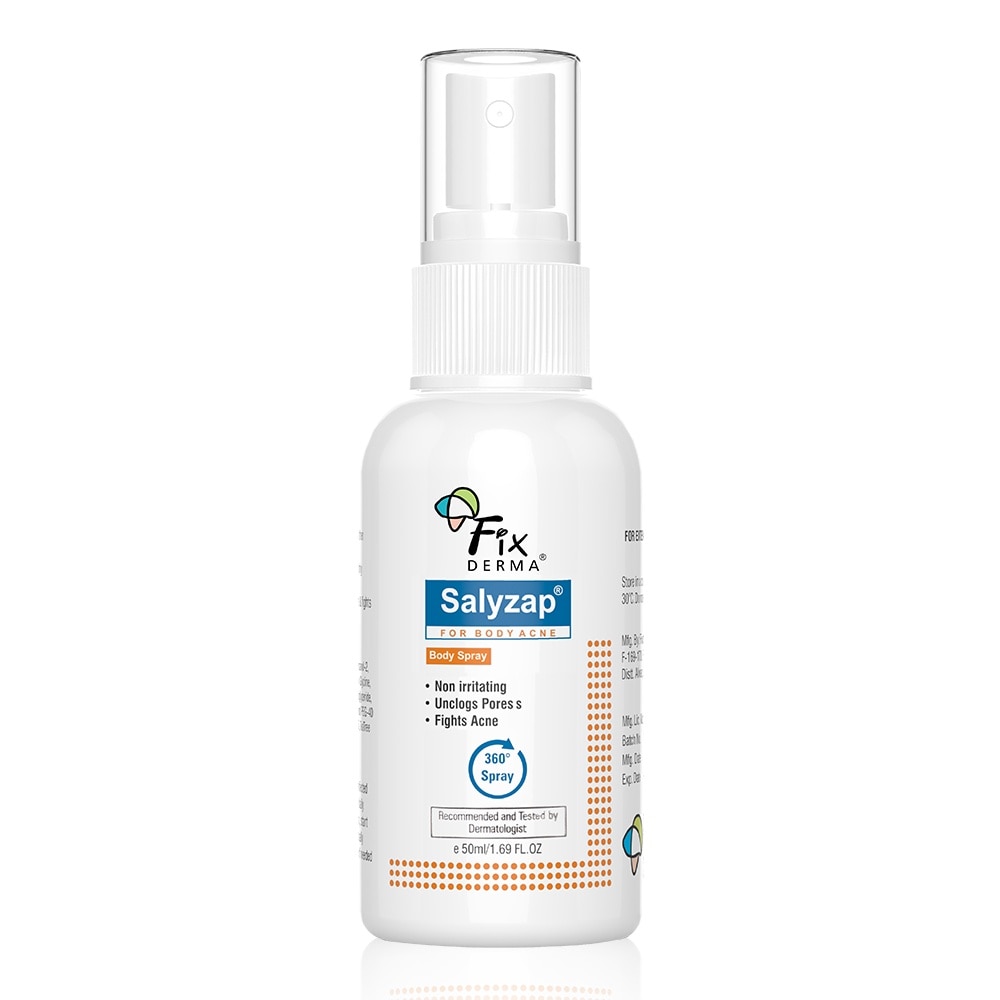 Fixderma Salyzap For Body Acne Body Spray 50ml