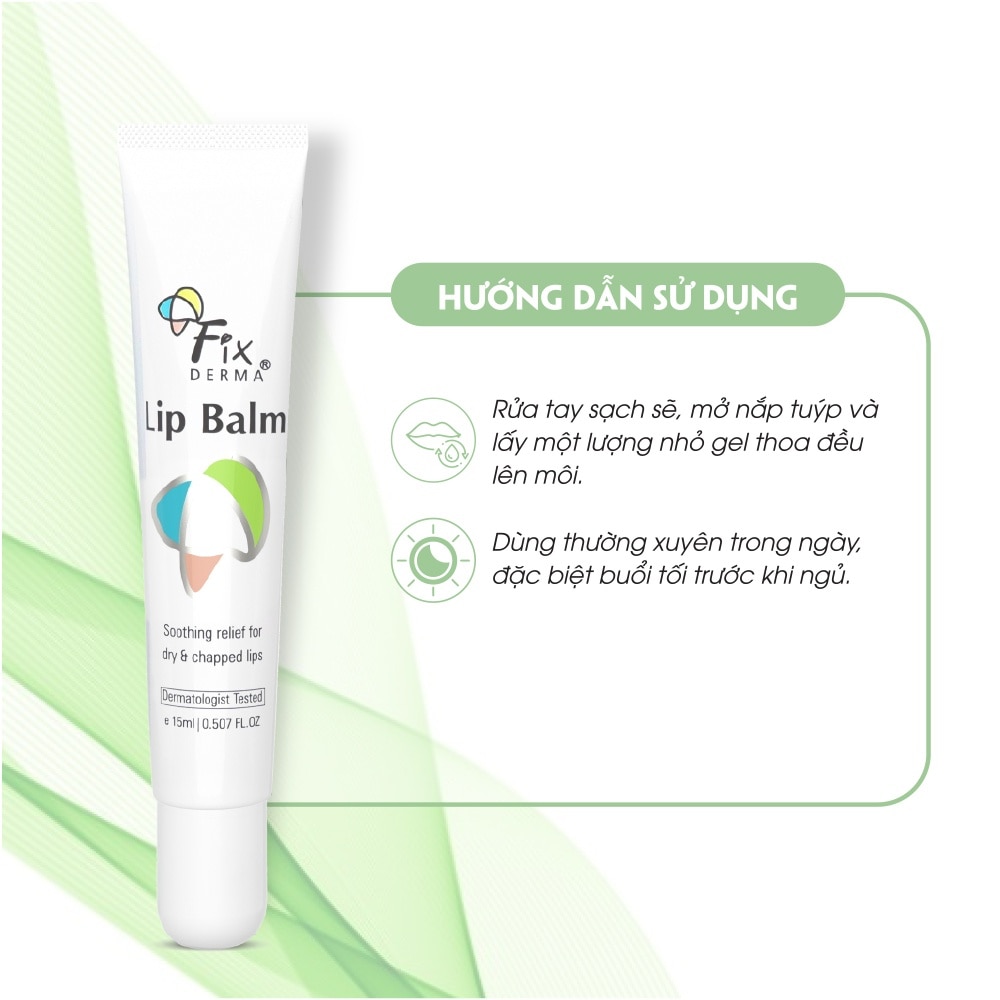 Son Dưỡng Môi Fixderma Lip Balm 15ml