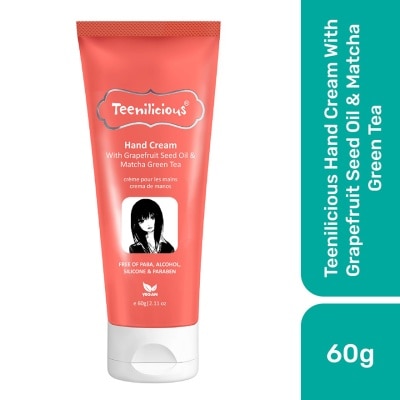 TEENILICIOUS Teenilicious Hand Cream With Grapefruit Seed Oil & Matcha Green Tea 60g