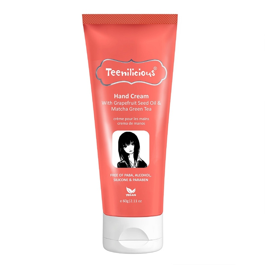 Teenilicious Hand Cream With Grapefruit Seed Oil & Matcha Green Tea 60g