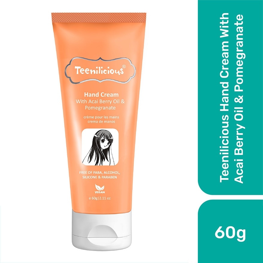 Kem Dưỡng Tay Teenilicious Acai & Lựu Acai Berry Oil & Pomegranate 60g