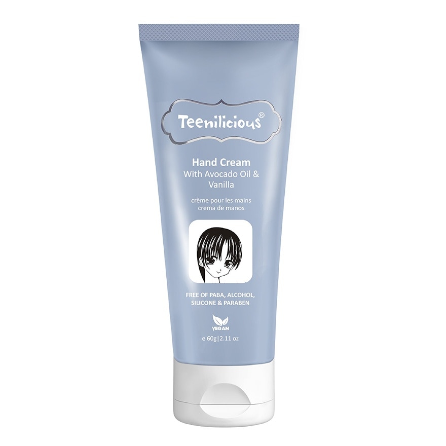 Kem Dưỡng Tay Teenilicious Bơ & Vani Avocado Oil & Vanilla 60g