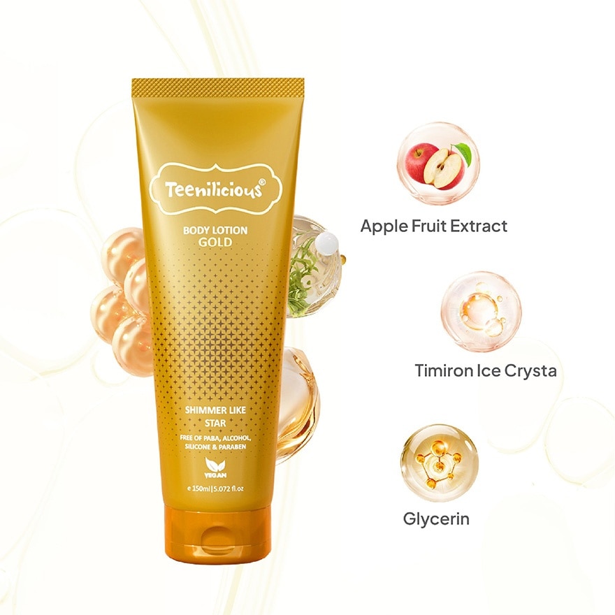 Teenilicious Body Lotion Gold 150ml