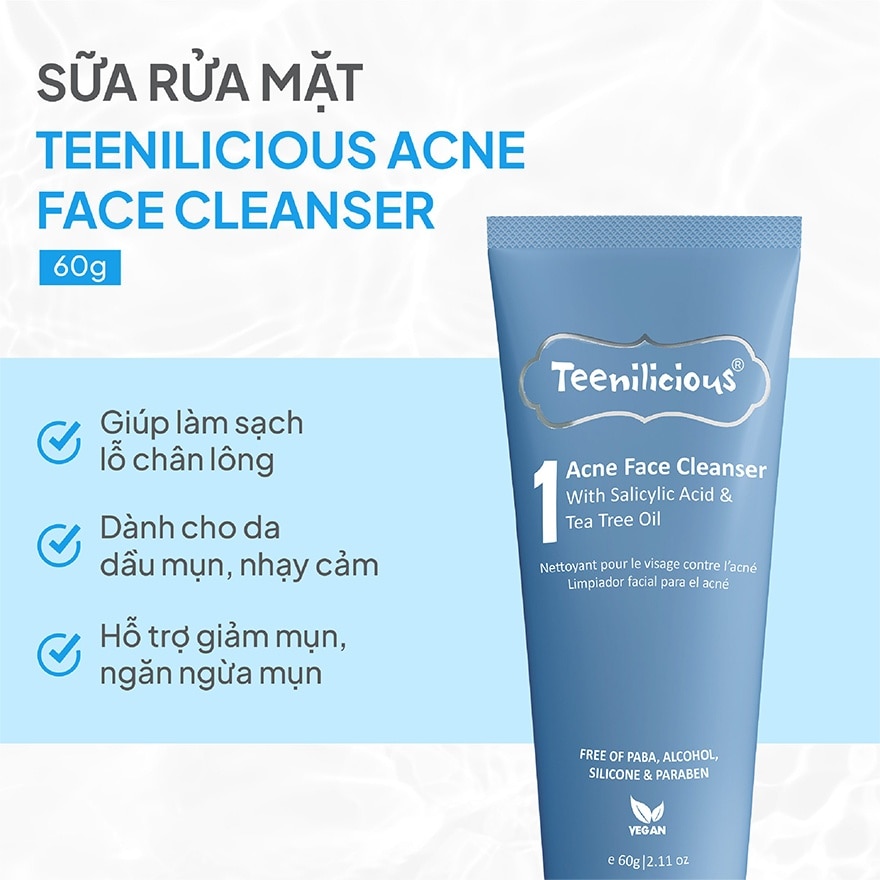 Teenilicious Acne Face Cleanser 60g