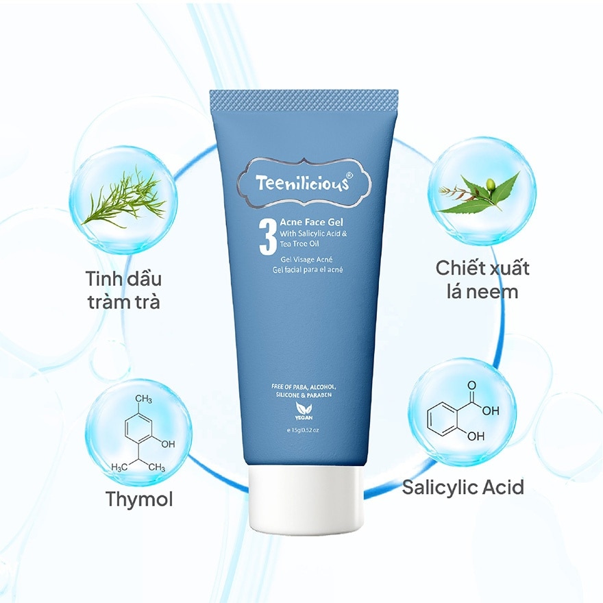 Teenilicious Acne Face Gel 15g