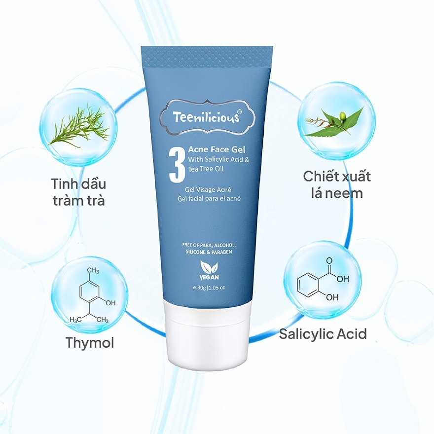 Teenilicious Acne Face Gel 30g