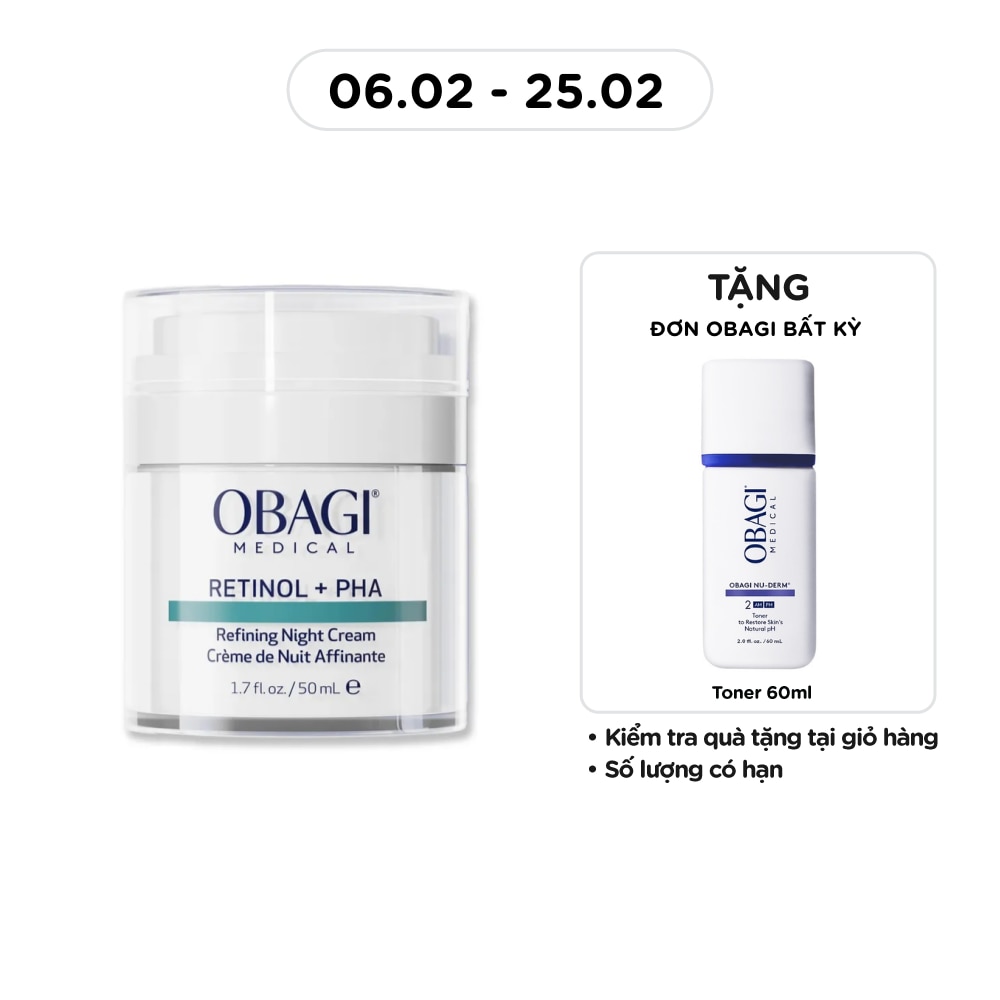 Buy OBAGI, Medical Retinol + PHA Refining Night Cream 50ml with