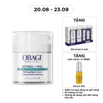 OBAGI - Kem Dưỡng Đêm Obagi Medical Retinol + PHA Refining Night Cream 50ml image