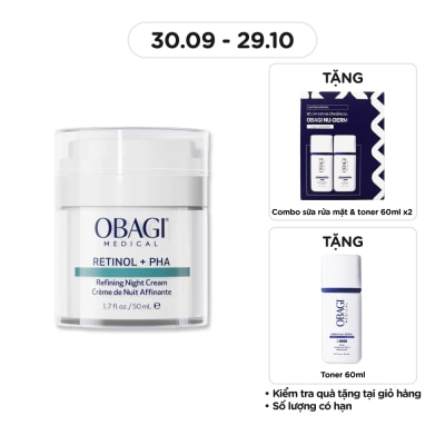 OBAGI Kem Dưỡng Đêm Obagi Medical Retinol + PHA Refining Night Cream 50ml