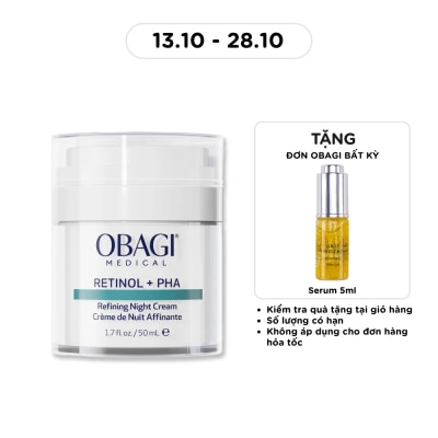 OBAGI Kem Dưỡng Đêm Obagi Medical Retinol + PHA Refining Night Cream 50ml image